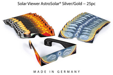 Lunettes Baader Solar Eclipse Visionneuse solaire AstroSolar® Argent/Or